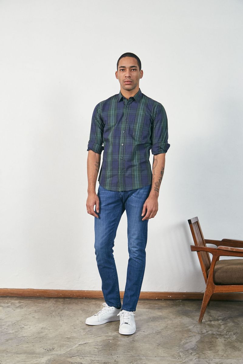 Camisa-Tartan